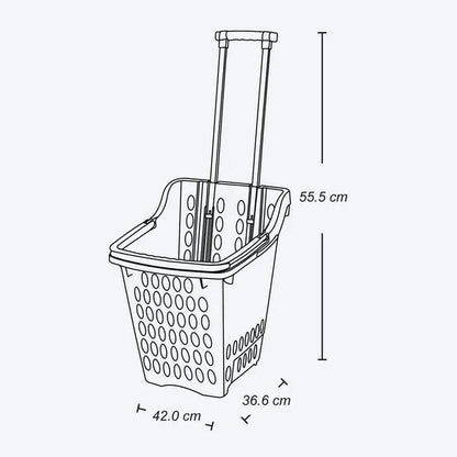 Cesta transportadora Roja de Rimax