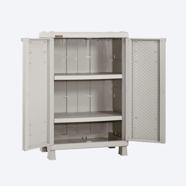 Armario mediano de apariencia Rattan color Taupe de Rimax - Pa´la house