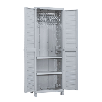 Armario para ropa Barú gris de Rimax. - Pa´la house