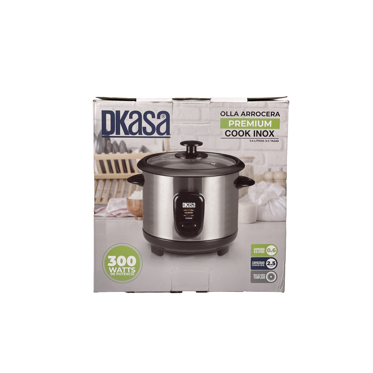Olla Arrocera Premium Cook Inox 0.6 Litros Dkasa compacta