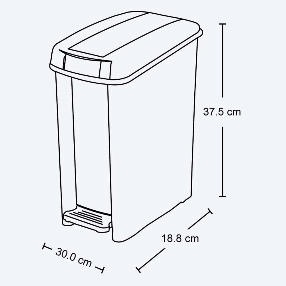 Basurero de Pedal de 10 Litros de Rimax