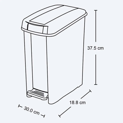 Basurero de Pedal de 10 Litros de Rimax