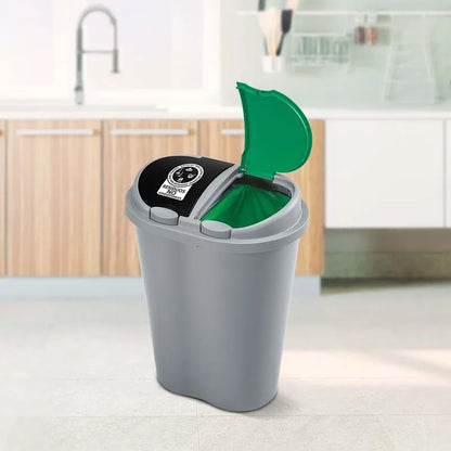 Basurero para manejo de residuos doble de 50 litros. - Pa´la house