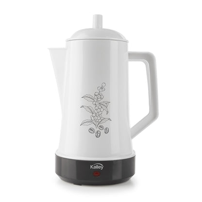 Percoladora Blanca Kalley 6 Tazas – Práctica y Elegante - Pa´la house