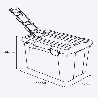 Cajón móvil Armonía de 120 litros de Rimax - Pa´la house