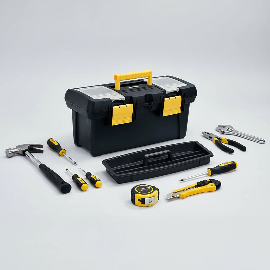 Caja de herramientas 18 pulgadas con tapa organizadora Rimax