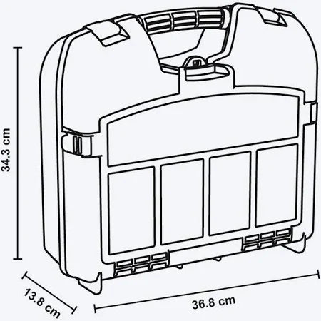 Caja de herramientas eléctricas Rimax resistente y portátil