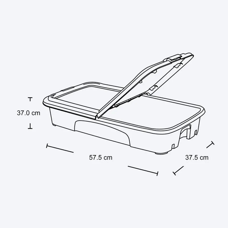 Cajon Móvil Plano 28 Litros de Rimax - Pa´la house