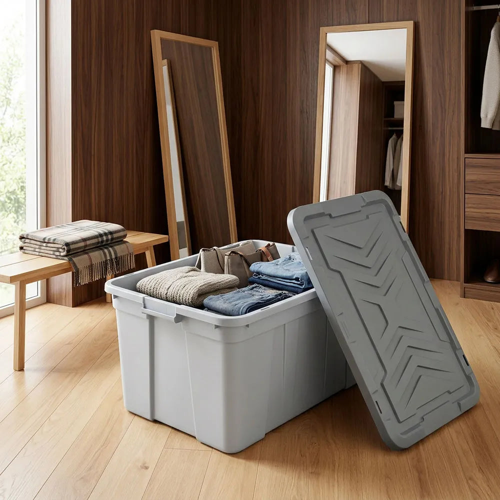 Cajon de 100 litros con tapa de Rimax