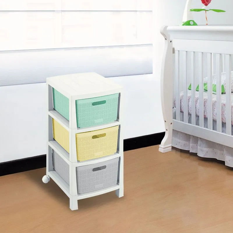 Cajonero Fique 3 gavetas infantiles de Rimax - Pa´la house