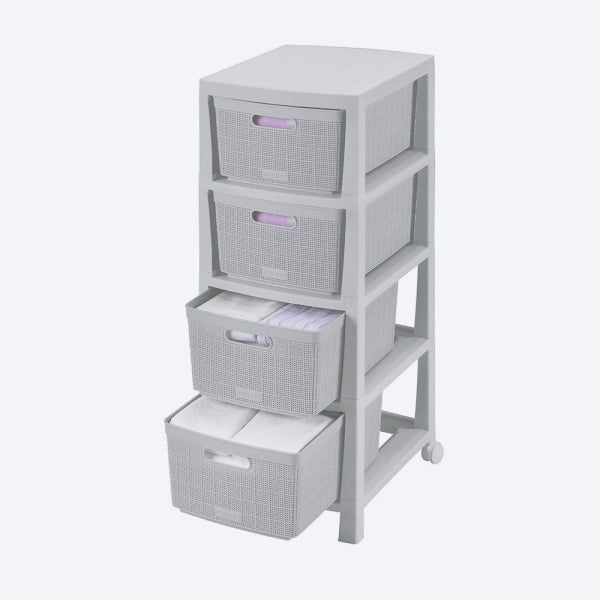 Cajonero Fique 4 gavetas de Rimax - Pa´la house