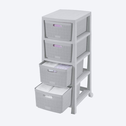 Cajonero Fique 4 gavetas de Rimax - Pa´la house