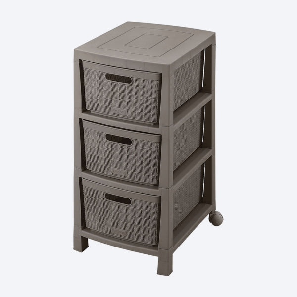 Cajonero Fique de 3 gavetas de Rimax - Pa´la house