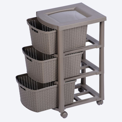 Cajonero Rattan 3 gavetas de Rimax - Pa´la house