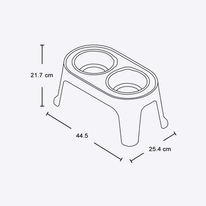 Comedero alto para mascotas Medium de Rimax - Pa´la house