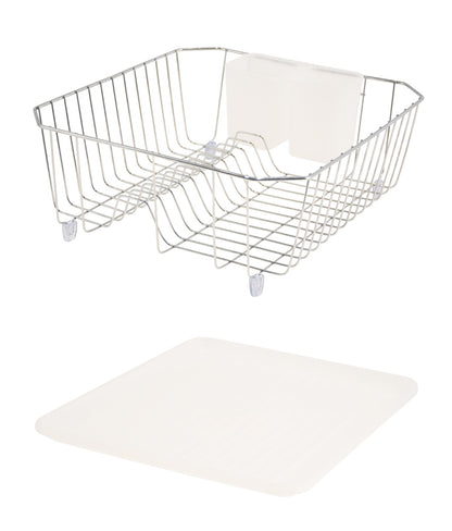 Set escurridor metálico de 3 piezas, blanco. - Pa´la house