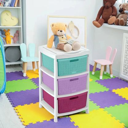 Gavetero Fique con 3 gavetas Glam de Rimax - Pa´la house