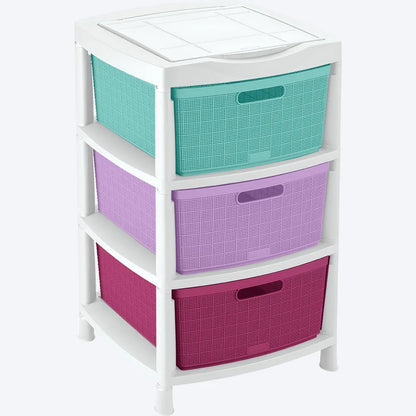 Gavetero Fique con 3 gavetas Glam de Rimax - Pa´la house