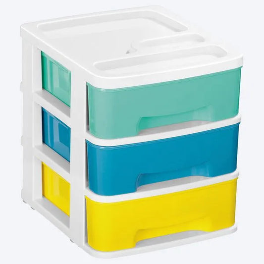 Gavetero pequeño con 3 gavetas de Rimax - Pa´la house