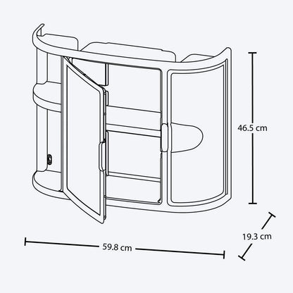 Gabinete para baño con espejo de Rimax