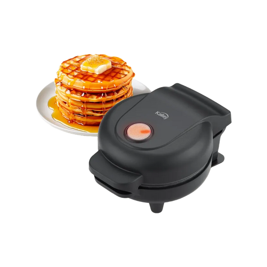 Mini Waflera Kalley compacta para preparar waffles caseros
