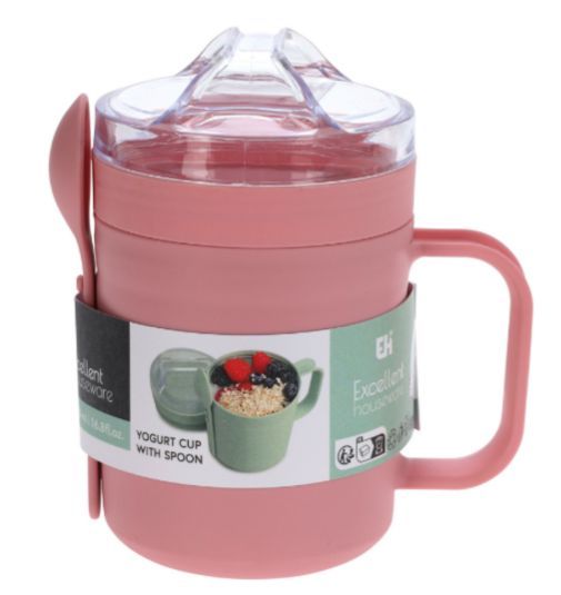 Mug con tapa y cuchara