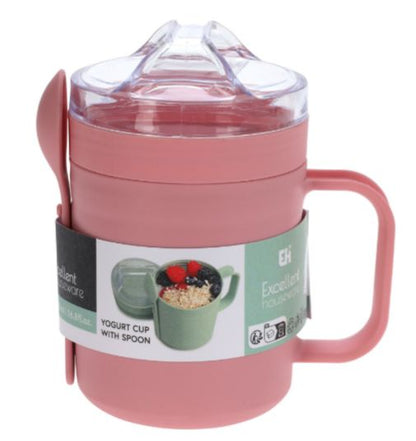 Mug con tapa y cuchara
