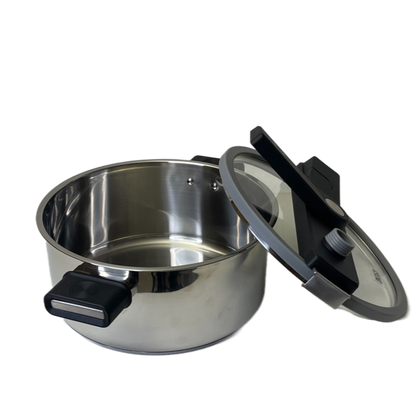 Olla profesional DKasa de cocción rápida con tapa de vidrio. - Pa´la house