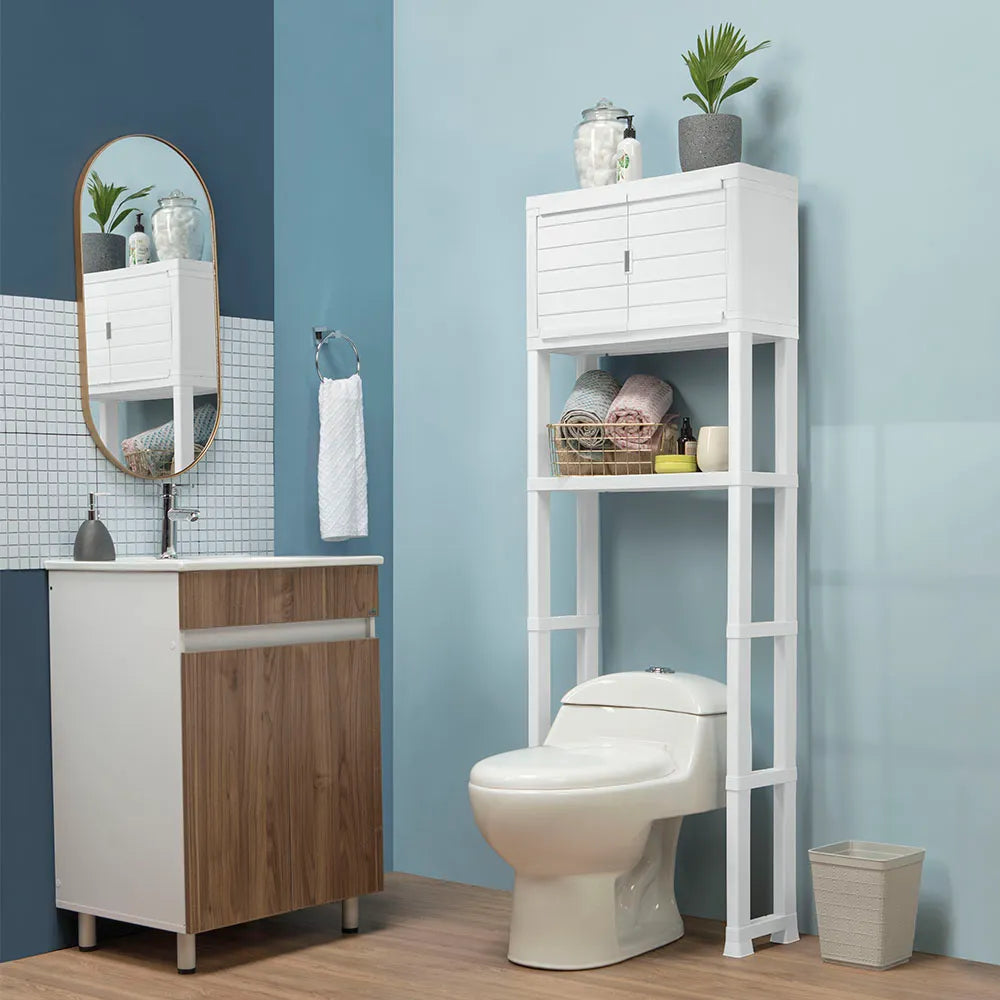 Estante Organizador con Puertas para Baño de Rimax - Pa´la house