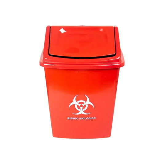Papelera 22 litros roja colplast