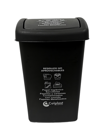 Papelera de 36 litros tapa plana - Pa´la house