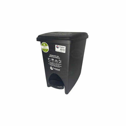 Papelera rectangular de pedal de 12 litros de Colplast. - Pa´la house