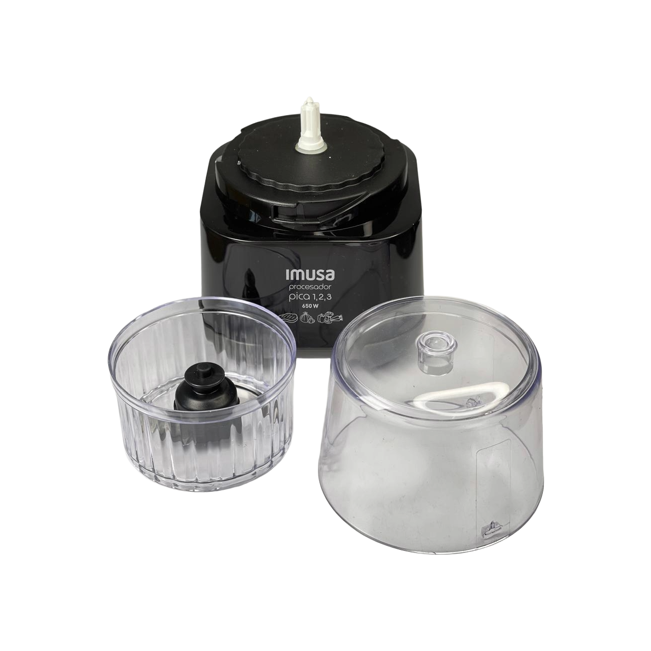 Procesador Pica 1, 2, 3 negro 650w de Imusa - Pa´la house