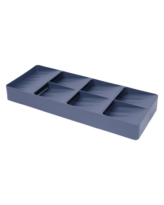 Organizador de cubiertos, gris.