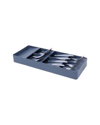 Organizador de cubiertos, gris.