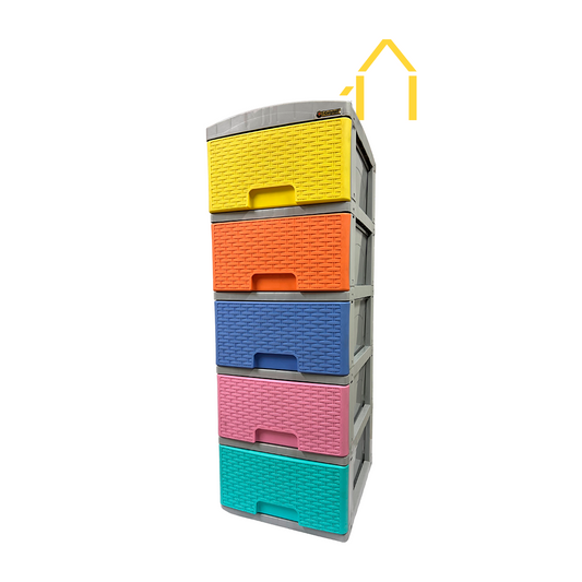 Practimueble pequeño x 5, en Rattan de Colplast - Pa´la house