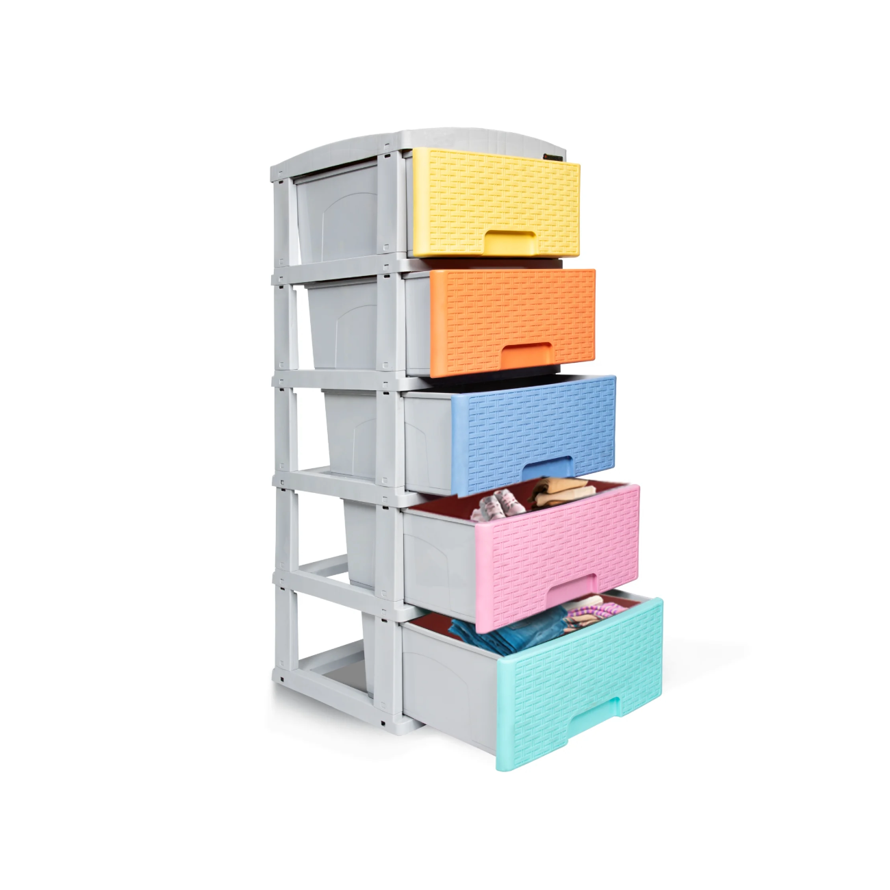 Practimueble pequeño x 5, en Rattan de Colplast - Pa´la house