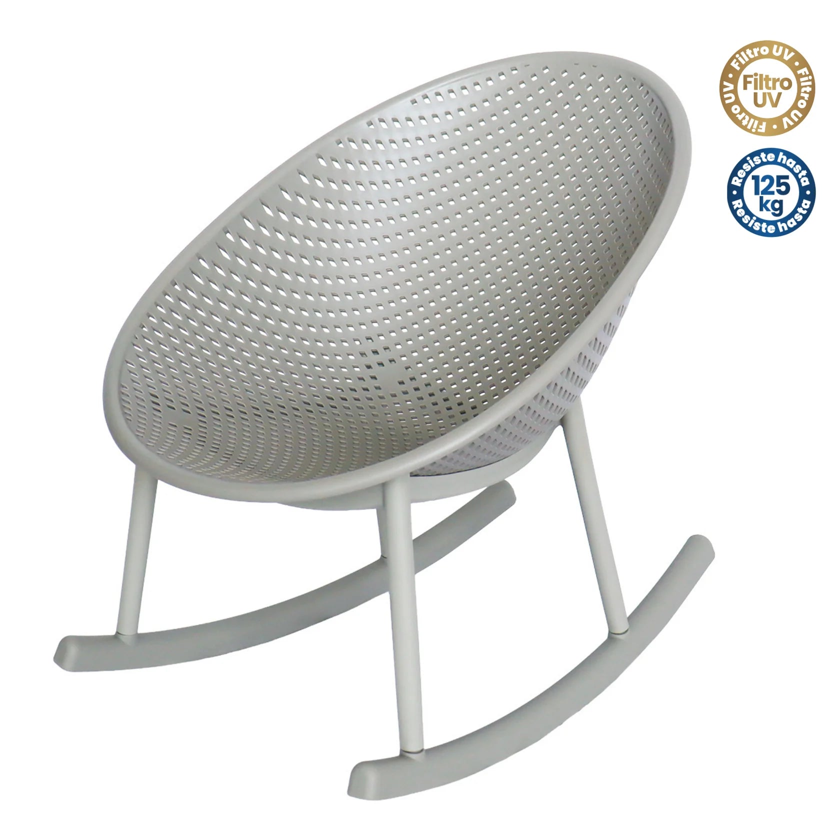Silla mecedora OVO de Colplast
