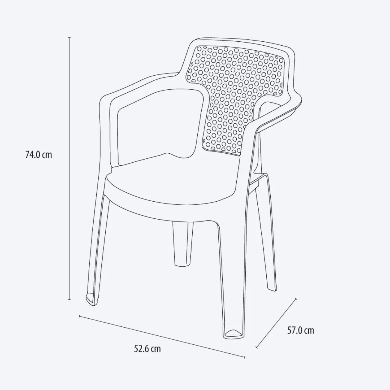 Silla Mia Con Brazos de Rimax