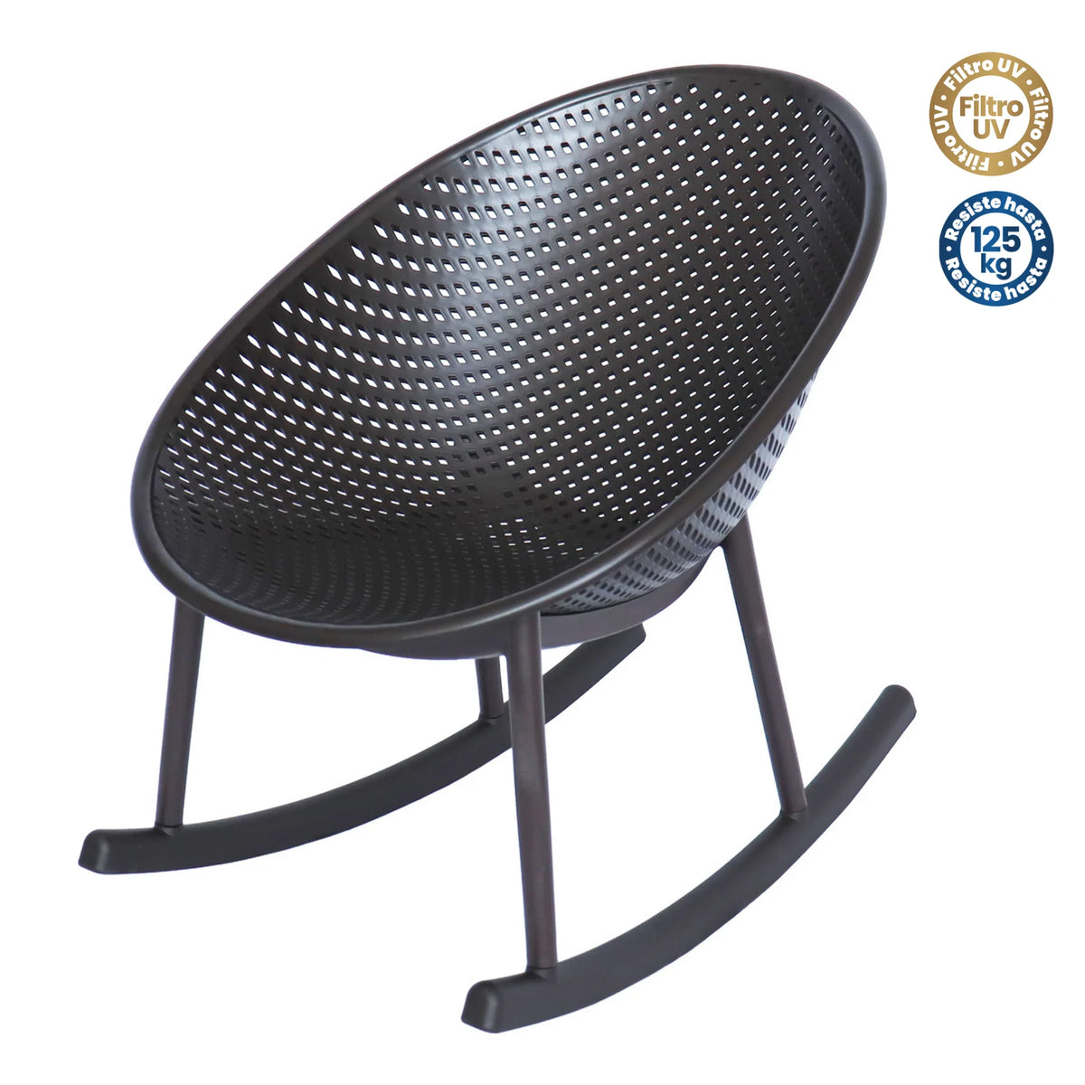 Silla mecedora OVO de Colplast