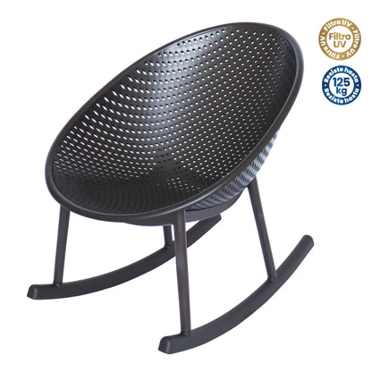 Silla mecedora OVO de Colplast