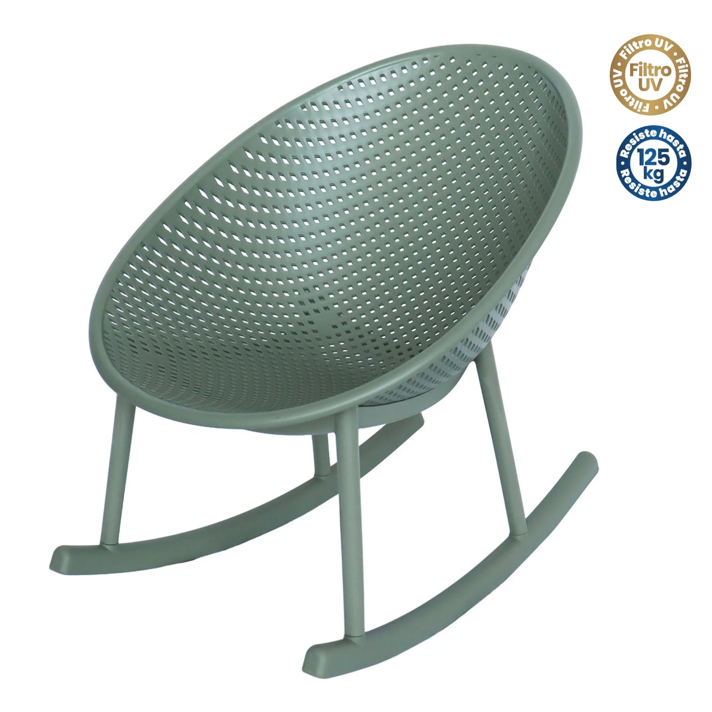 Silla mecedora OVO de Colplas