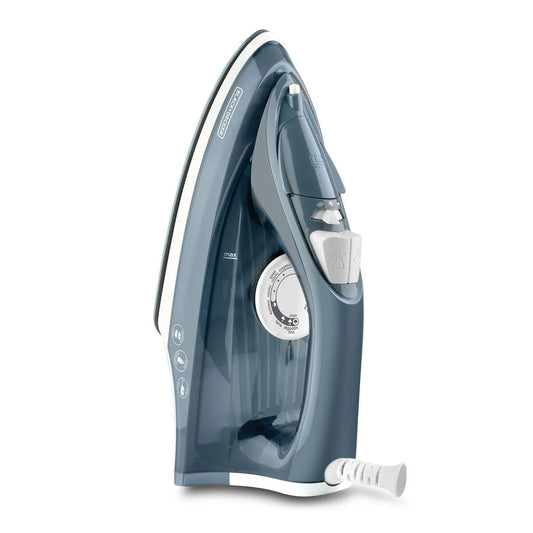Plancha Trueglide Colors de Black & Decker con tiro de vapor.