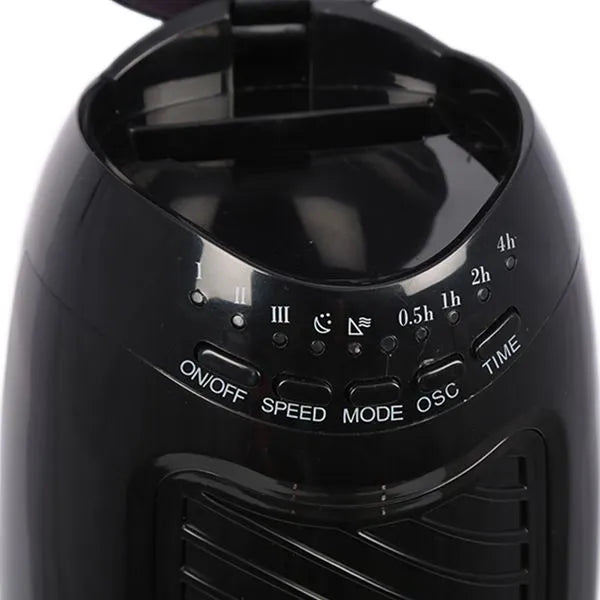 Ventilador de torre con control remoto, negro de Universal. - Pa´la house