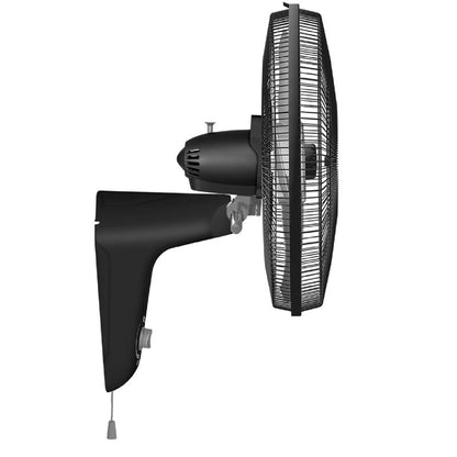 Ventilador de pared Turbo Metallic negro de Samurai. - Pa´la house