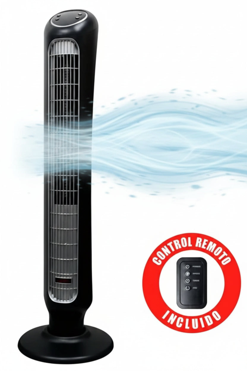 Ventilador de torre de 43 pulgadas con control de Sankey