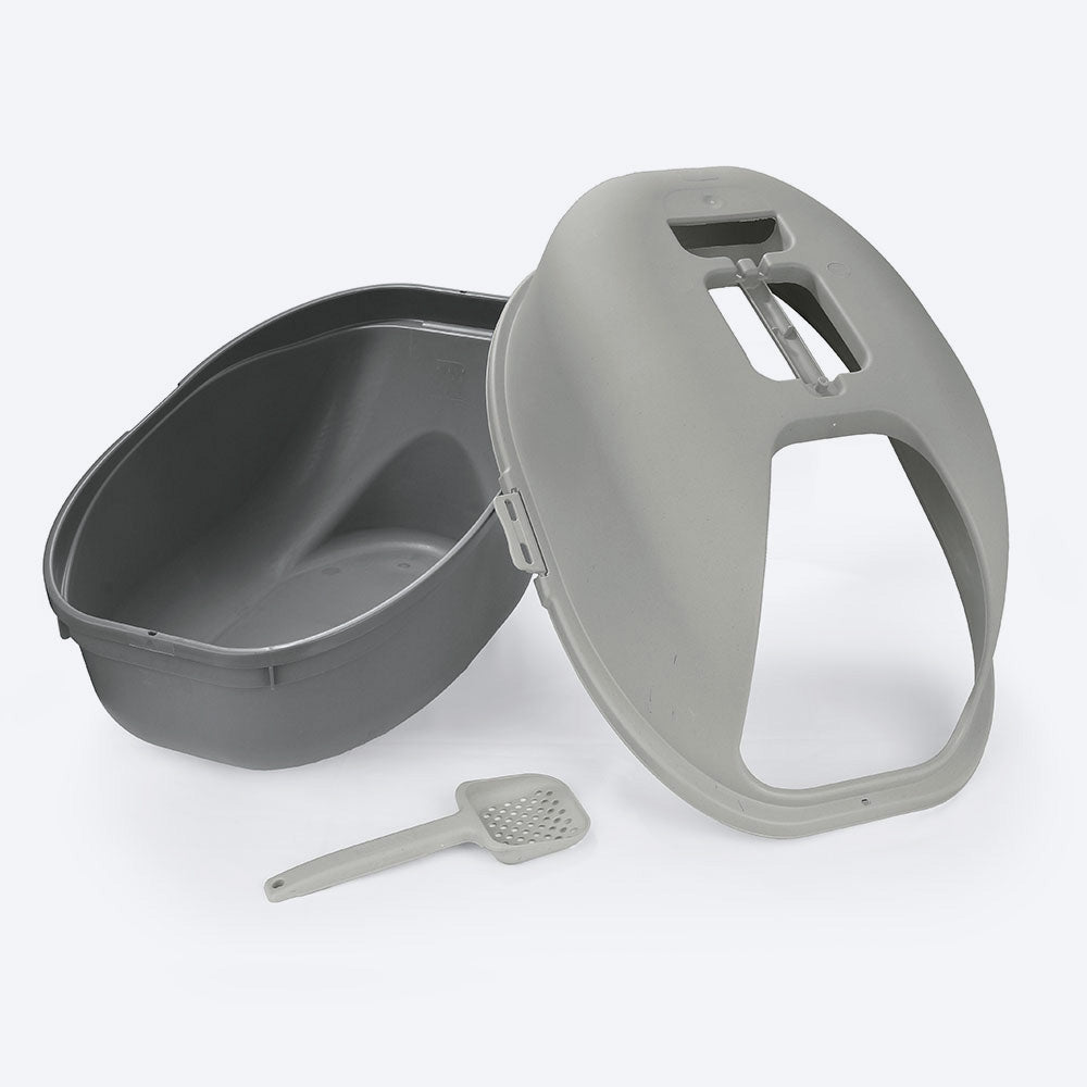 Arenero para Gato Rimax Gris/Gris – Práctico e Higiénico - Pa´la house