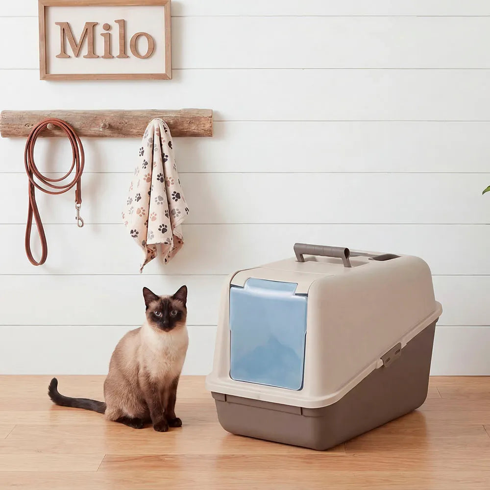 Arenero con puerta para Gato Taupe de Rimax