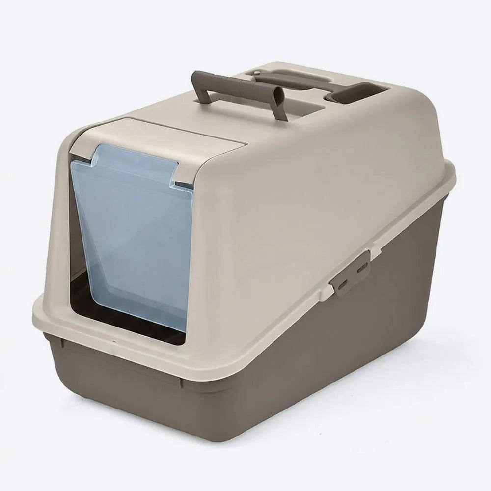 Arenero con puerta para Gato Taupe de Rimax