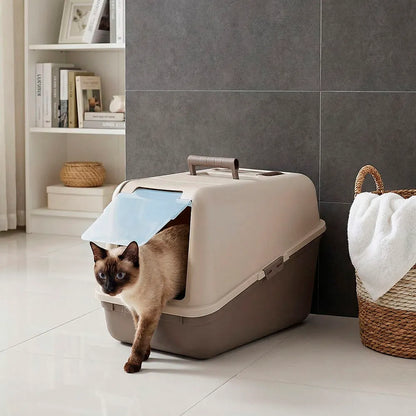 Arenero con puerta para Gato Taupe de Rimax